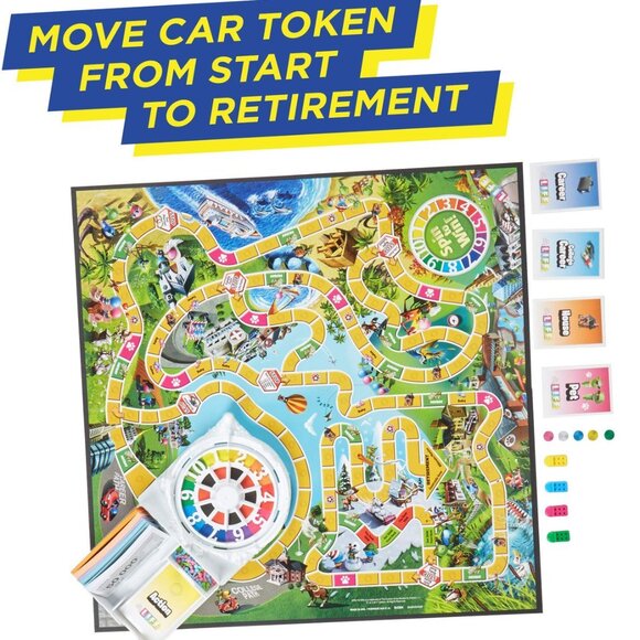 The Game of Life Hasbro Board Game New Sealed English Version For Age 8+ - Picture 8 of 16